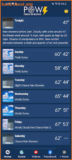 POW Ponder on Weather screenshot