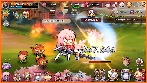 Pow Pow Dungeon : Idle screenshot