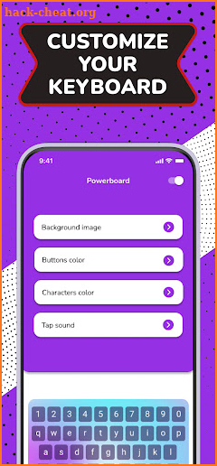 Poweboard screenshot