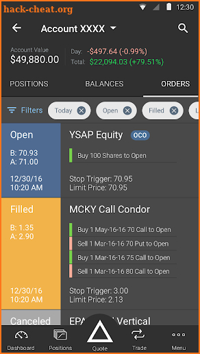 Power E*TRADE screenshot