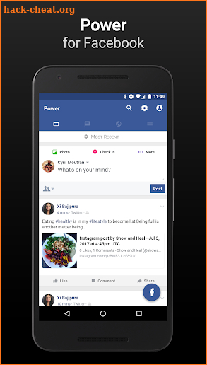 Power for Facebook screenshot