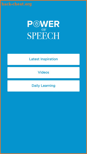 Power of Speech screenshot