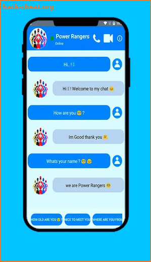 Power Rangers Call Video & Chat screenshot