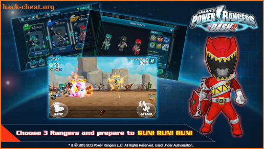 Power Rangers Dash screenshot