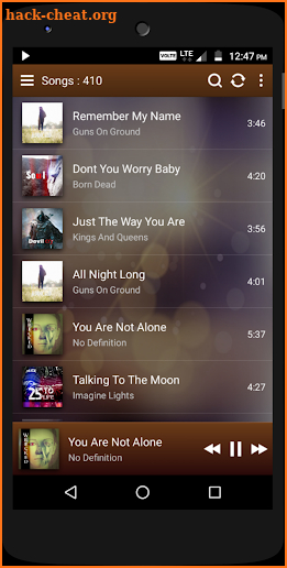 PowerAudio Pro Music Player screenshot