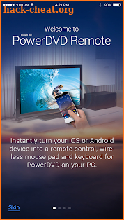 PowerDVD Remote screenshot