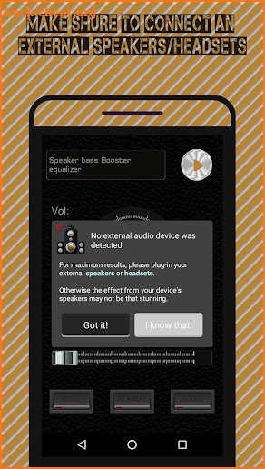 Powered Bass Booster & Speaker Equalizer screenshot