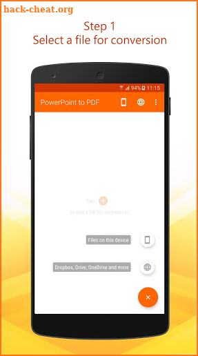 PowerPoint to PDF screenshot