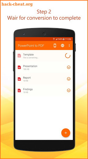 PowerPoint to PDF screenshot