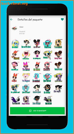 Powerpuff Stickers for WhatsApp screenshot