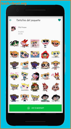 Powerpuff Stickers for WhatsApp screenshot