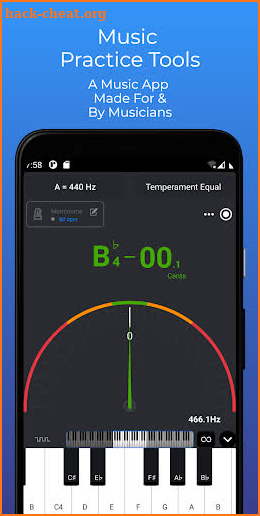 Practica: Tuner, Metronome, Synth, & Drum Beats screenshot