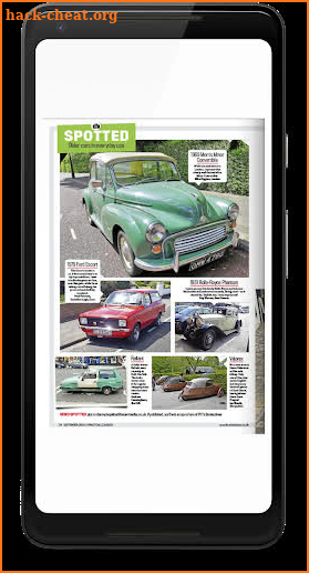 Practical Classics Magazine screenshot