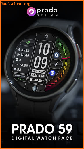 PRADO 59 Digital Watch Face screenshot