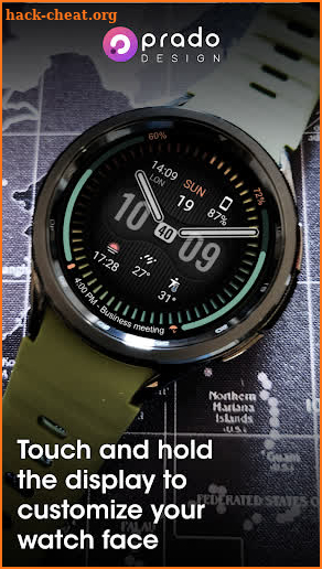 PRADO 63 Hybrid Watch Face screenshot