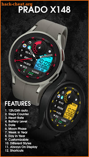 PRADO X148 - Hybrid Watch Face screenshot