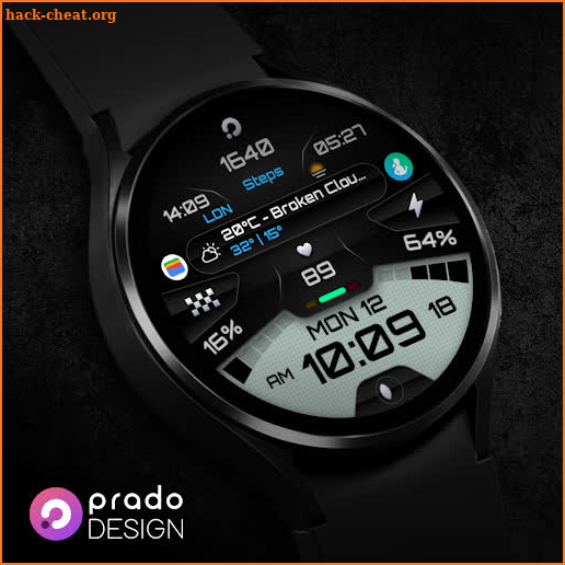 PRADO X151 Digital Watch Face screenshot