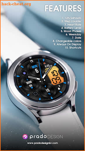 PRADO X25 - Hybrid Watch Face screenshot