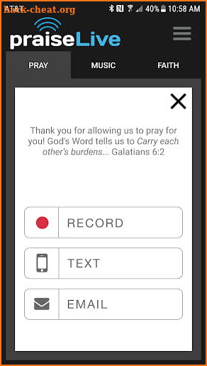 PraiseLive screenshot