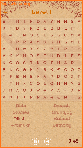 Pramukh Swami Word Search screenshot