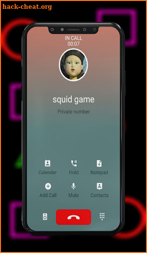 Prank call from Squid Game screenshot