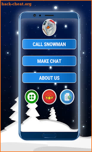 Prank call Snowman Video and Chat screenshot