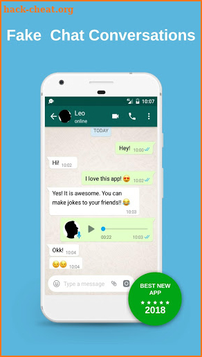 Prankwhats Fake screenshot