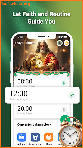 Pray Alarm, Calendar & Bible screenshot