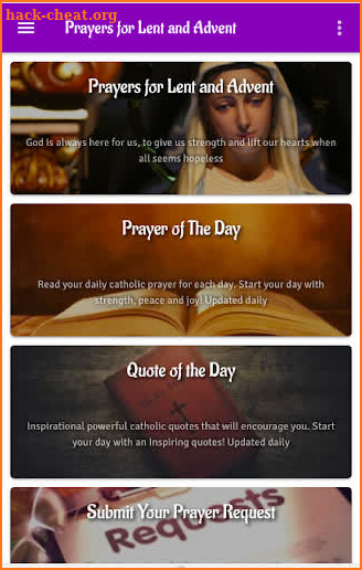 Prayers for Lent and Advent - Catholic Prayer screenshot