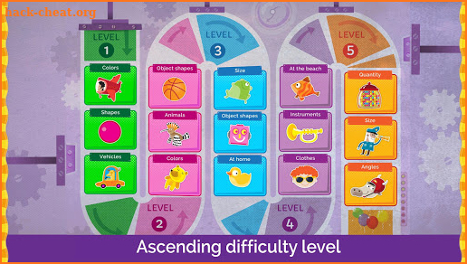 Pre-k preschool learning games screenshot