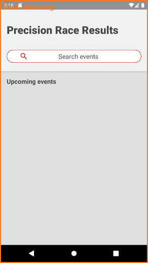 Precision Race Results screenshot