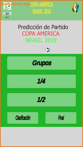 Predicción  Partido Copa America Brasil 2019 screenshot