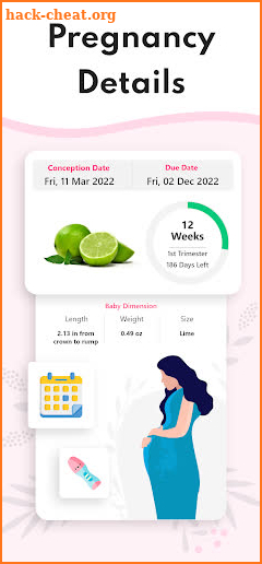 Pregnancy Calculator, Calendar screenshot