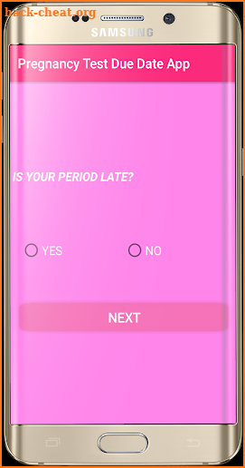 Pregnancy Test Due Date + Conception Date screenshot