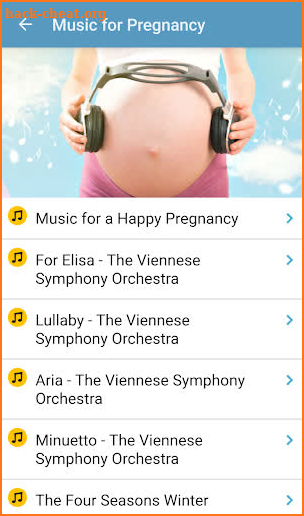 Pregnancy Week by Week and Music for Pregnant screenshot