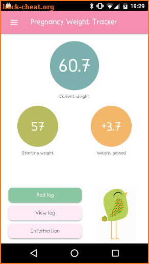 Pregnancy Weight Tracker screenshot