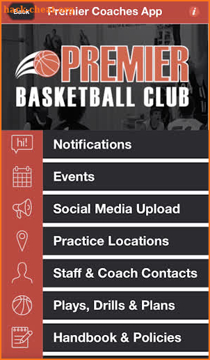 Premier Coaches App screenshot