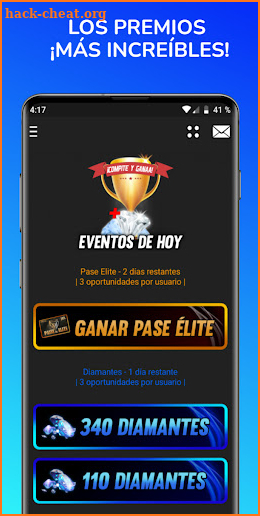 PREMIOS FIRE: Diamonds & Elite Pass screenshot