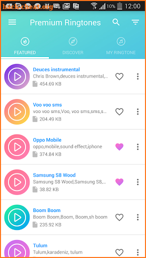 Premium Ringtones Free screenshot