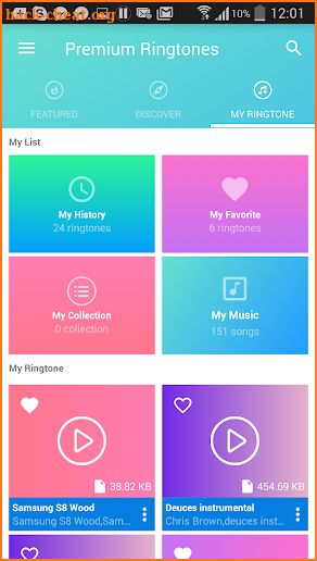 Premium Ringtones Free screenshot