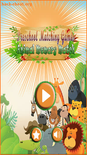 Preschool Matching Games: Animal Memory Match screenshot