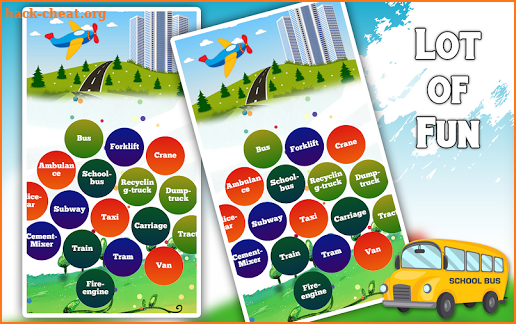 Preschool Vehicles Learning for Kids, Toddlers screenshot