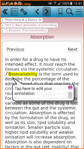 Prescribing at a Glance screenshot