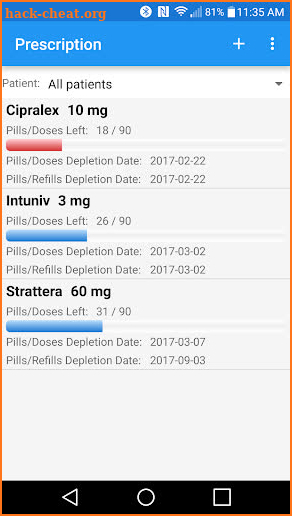 Prescription Monitor screenshot