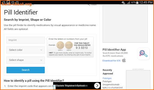 Prescription Pill Identifier screenshot