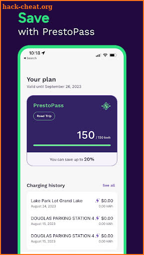 Presto Fast & Easy EV Charging screenshot