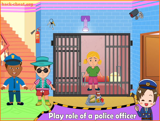 Pretend in Police Station: Fun Learning City screenshot