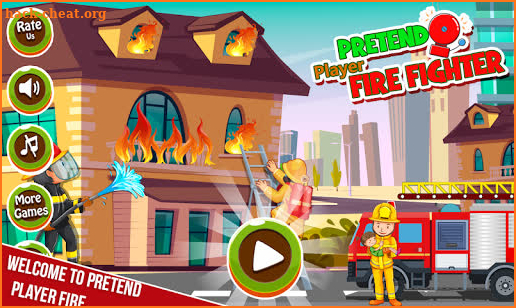 Pretend Play Rescue Firefighter : Town Firestation screenshot