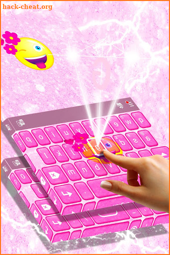 Pretty Pink Keyboard screenshot