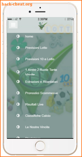 Previsioni Lotto Scommesse screenshot